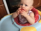 Клубничку зайка лопает ?