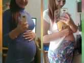 Наши 18 недель в первую и вторую беременность