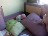 Спрятался