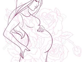 15174936-Vector-illustration-of-Pregnant-woman-Stock-Photo