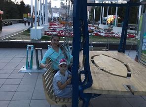 Я со средним сыном Родионом