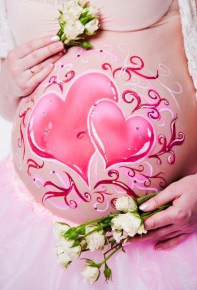 Боди арт для беременных