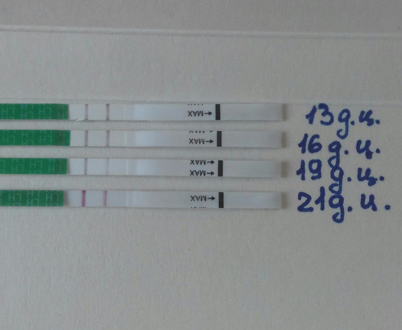 Тест на овуляцию положительный и отрицательный фото