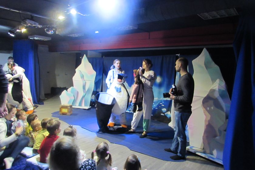"Антарктида Show&Snow" в Беби-театре