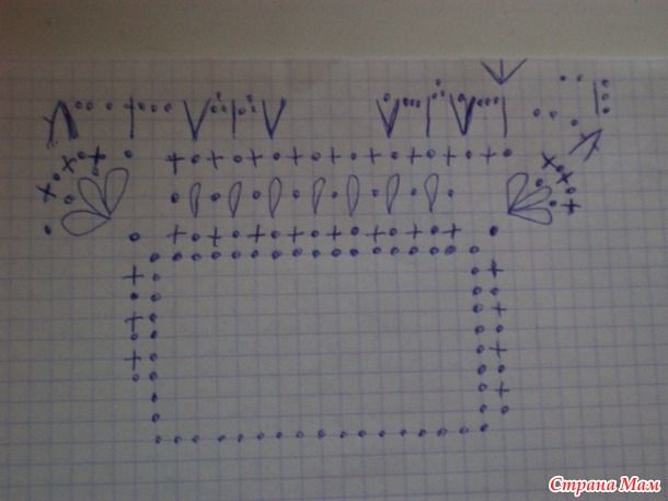 Начинаем вязать топ для девочек.