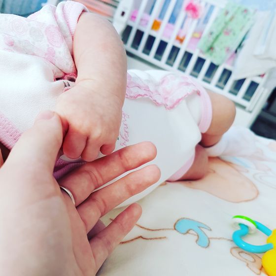 Нашей крохе 1 месяц ? Ну и о родах за одно)