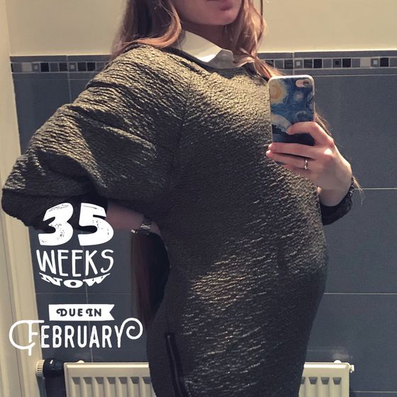 35 недель 5 дней, мы уже большие 😊