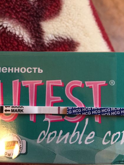 Высохший тест