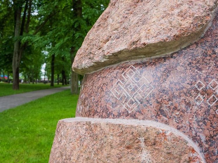 Сад камней в Сморгони