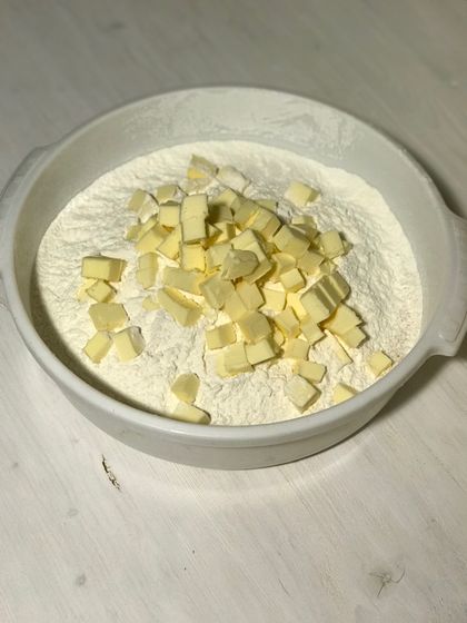 Песочные кольца с фундуком.