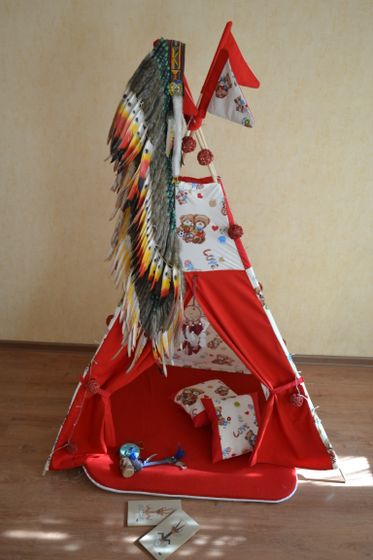 Визитная карточка: детские вигвамы, Омск
