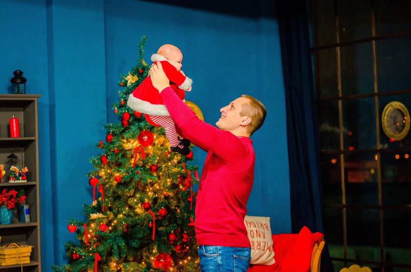 С Новым годом! Счастья всем в наступившими году, а наше счастье пришло к нам в 2017 году мое солнышко! Моя доча