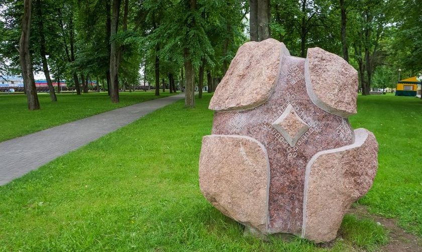 Сад камней в Сморгони