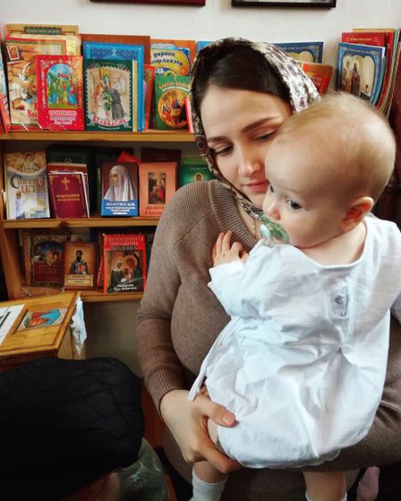 Сегодня крестили нашего мальчика)