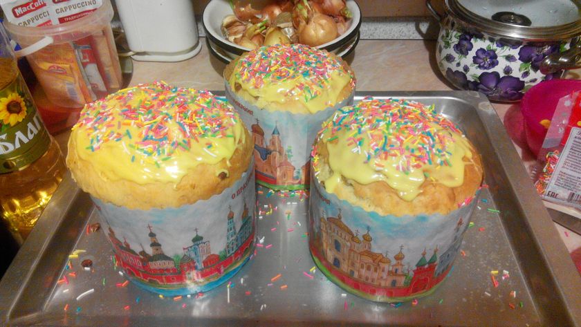 Как я первый раз пекла кулич😍