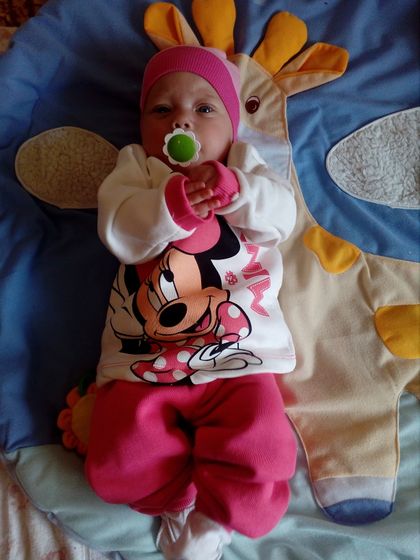 Моей Мышке сегодня 4 месяца !!!
