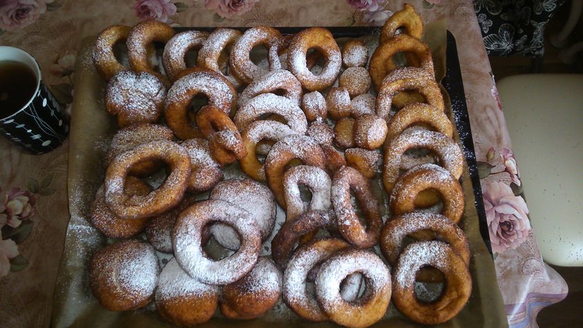 Настряпала со старшей дочерью :)