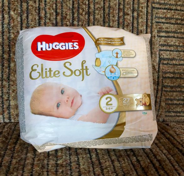 Подгузники Huggies Elite Soft