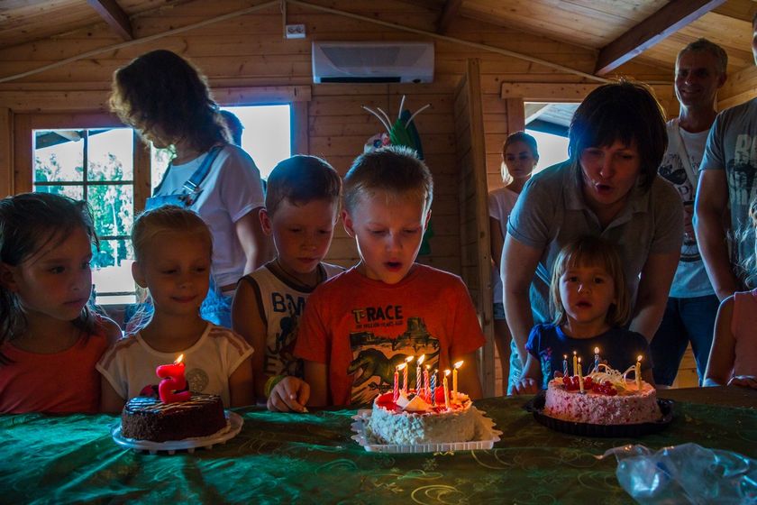 ДР детей в форрест парке (Задонск) - фотки