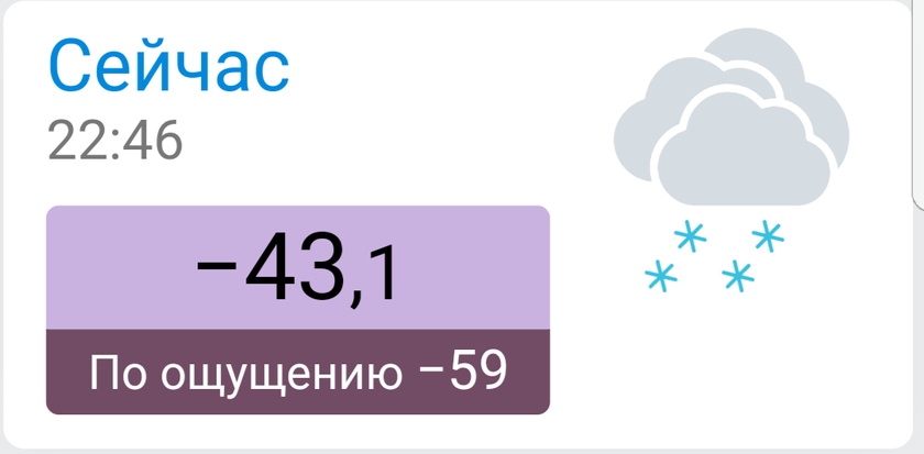 Ну и погода....
