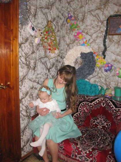 Двойняшкам Дену и Виолетте 2 годика!