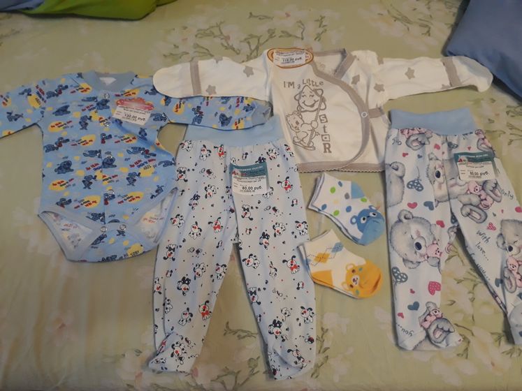 Вещи для малыша в роддом
