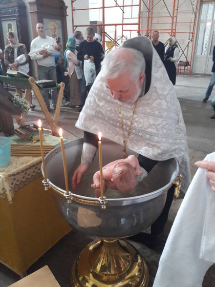 Покрестили нашу малышку?