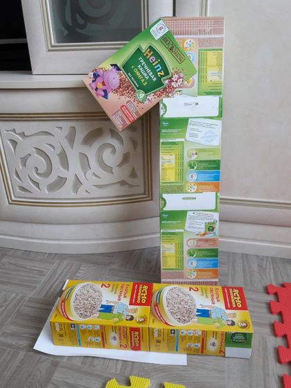 Единичка на годик из салфеток