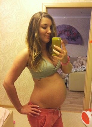 33,5 недели - мой животик