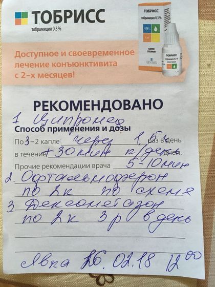 Острый канюктевит