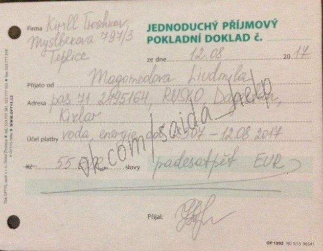 Отчет о расходах Саида Магомедова