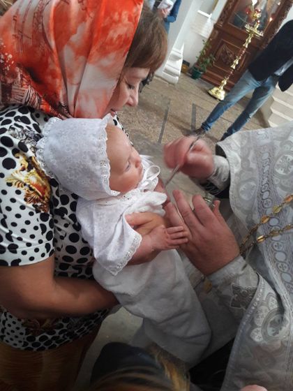 Покрестили нашу малышку?