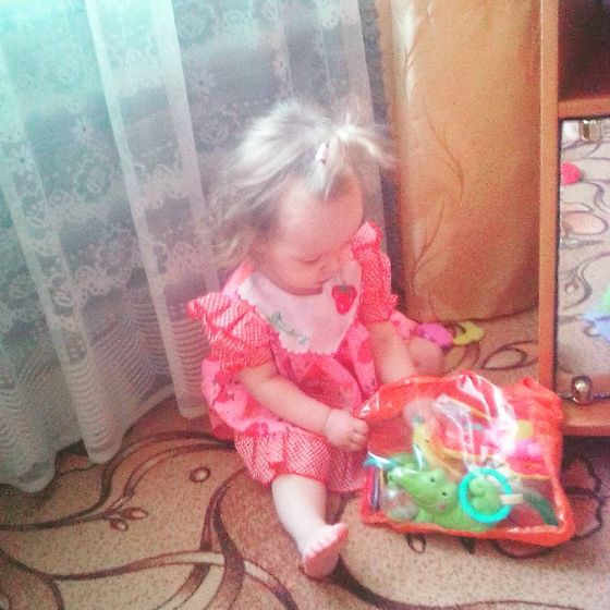 "Анечке 1 Годик 2 месяца "