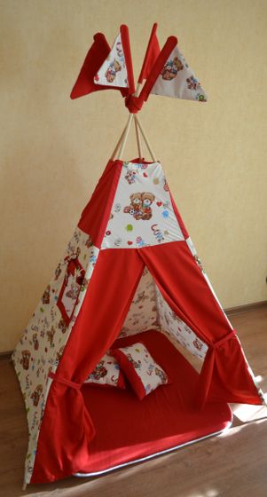 Визитная карточка: детские вигвамы, Омск