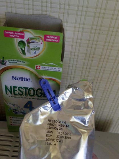 Отзыв о смеси Nestogen4