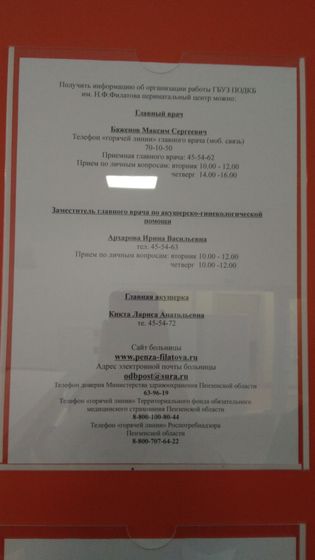 Перинатальный центр в Пензе