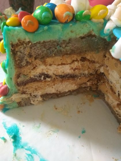 Делала вкусняшки братику на
