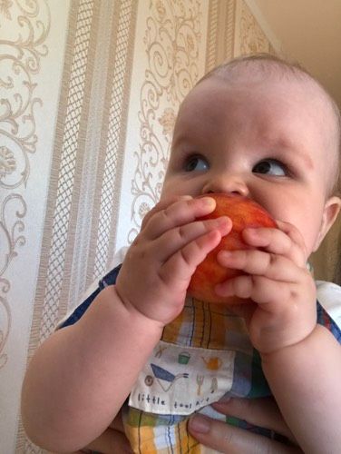 Сынуля сегодня первый раз