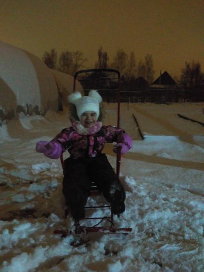 А у нас на даче зима)))