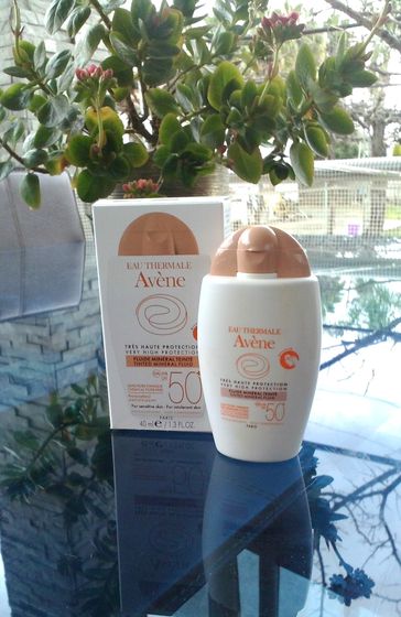 Avene mineral fluide tinted spf 50.Мой отзыв.