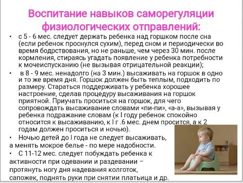 Приучаем малыша к горшку....