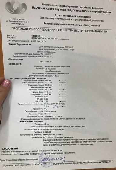 Легла на дородовую госпитализацию