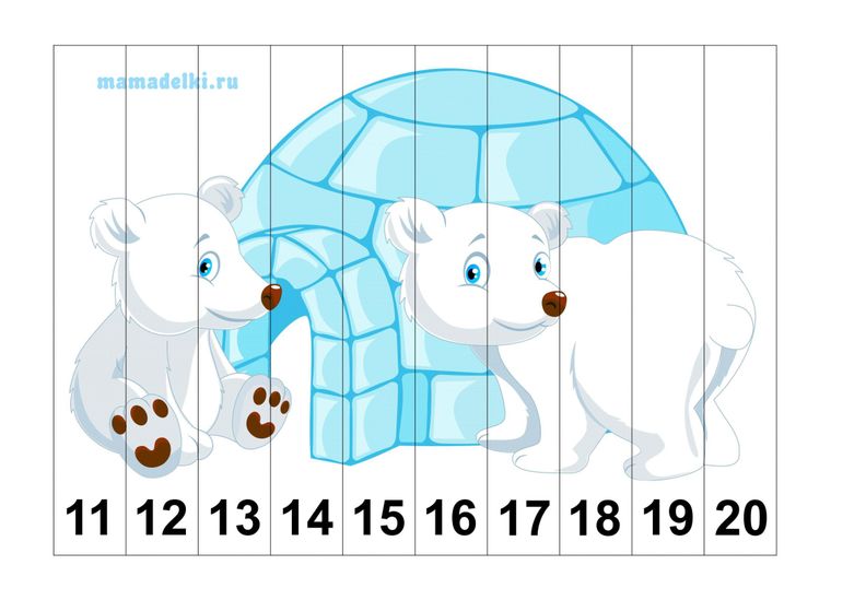 Новый год 2018. пост 6. Задания для адвент-календаря. Белый медведь