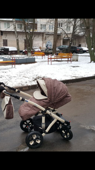 Продаю свою коляску 2в1! СПБ. BеBe MOBILE Toskana эко кожа