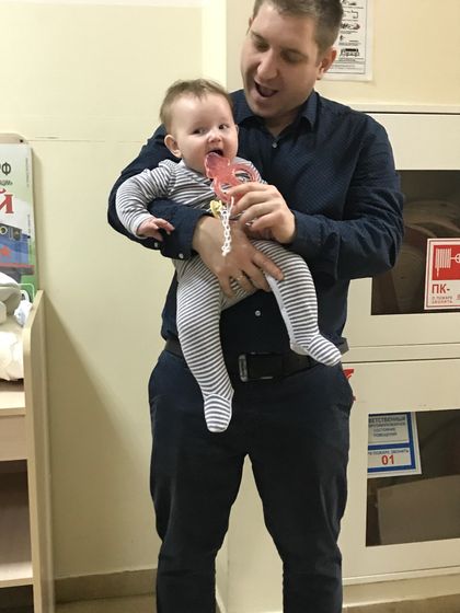 Нашему сокровищу 6 месяцев😊😍☺️