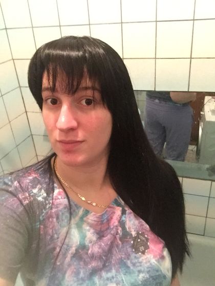 Покрасила волосы!