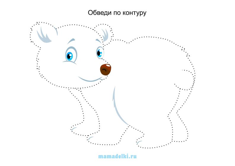 Новый год 2018. пост 6. Задания для адвент-календаря. Белый медведь
