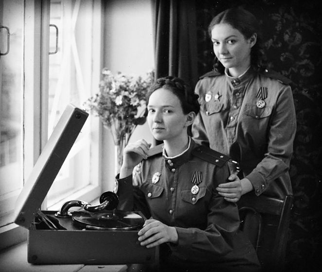 Фотосессии ко дню Победы в стиле 40-50-х годов