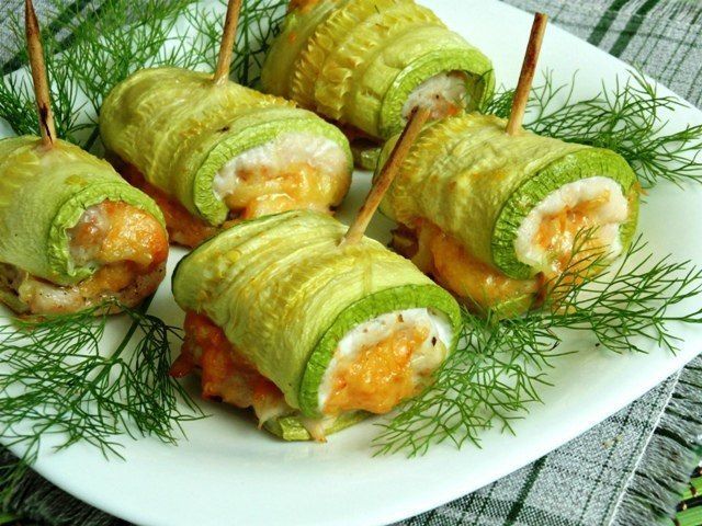 ?кабачковые рулетики?? На 100