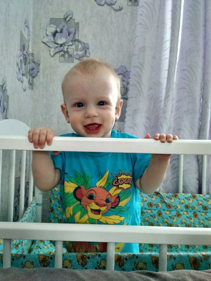 Сынульке 8 месяцев:)